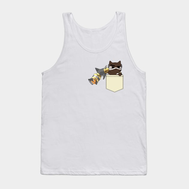 DoomPaw "PocketKatsu" - Katsuwatch Tank Top by dillongoo